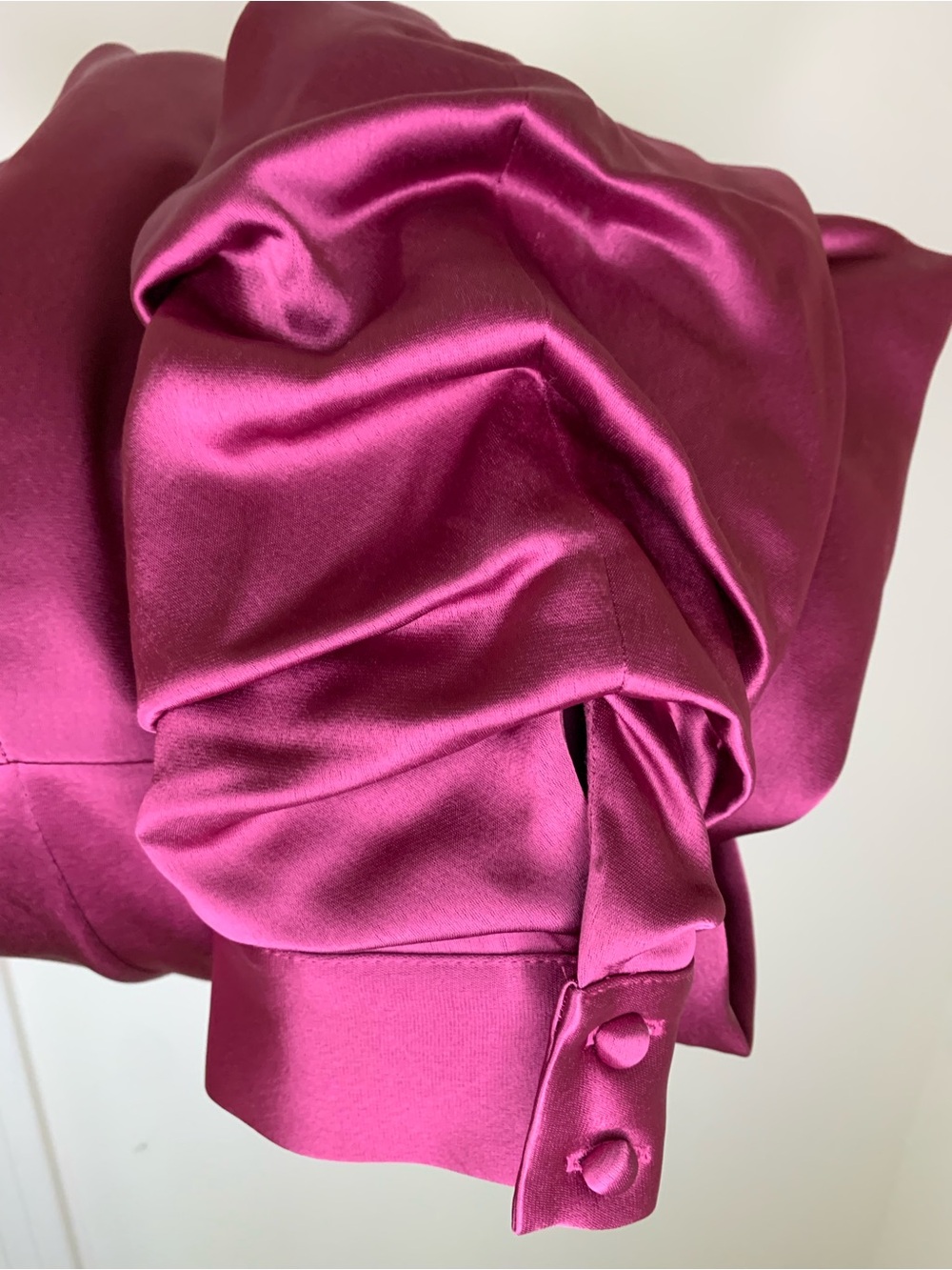 CINQ A SEPT dress mini sz 4 luxurious Magenta - Picture 10 of 11